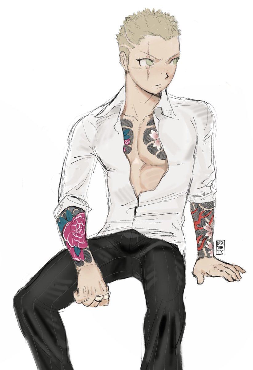 paesthethyc's tweet photo. #danganronpa
fuyuhiko doodle at work https://t.co/Rpi0nadrIv