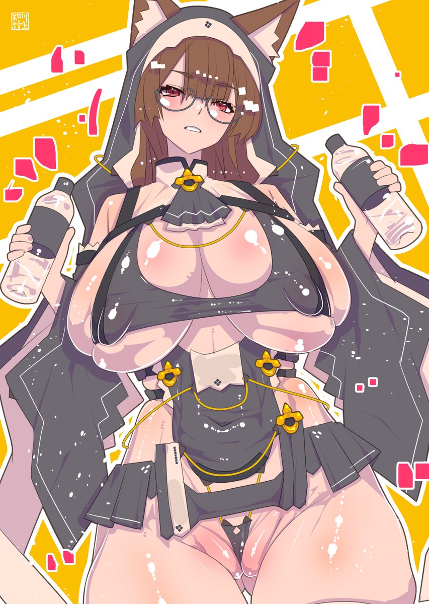 kawakamiminoru's tweet photo. #なんの脈絡もなく水着イラストを再掲して最近フォローしてくれたフォロワーを怖がらせましょう
巫女ビキニとシスタースク水
ええ　日本語として正確です https://t.co/nPuNyFfZA0