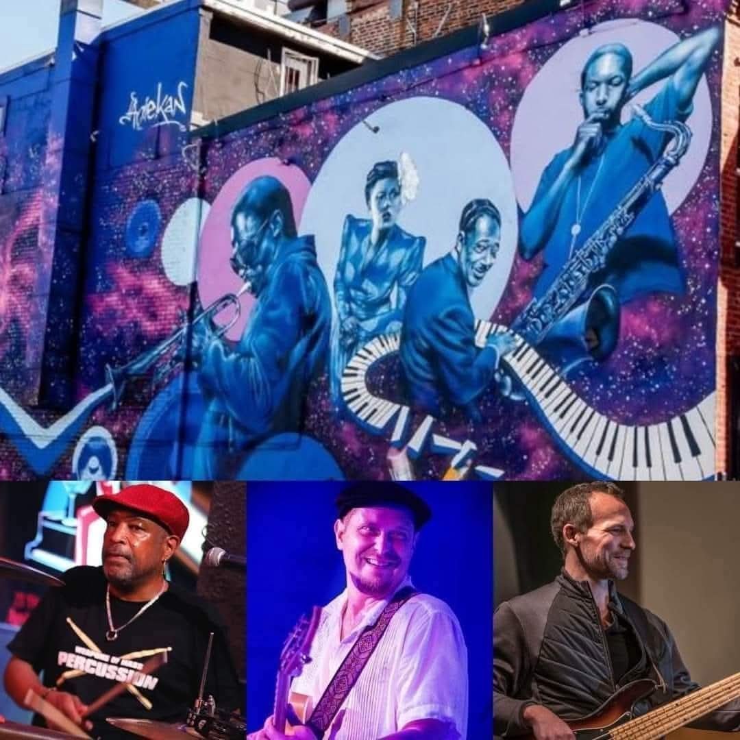 SolRoots's tweet photo. Sun Aug 9 Sol Roots trio perform on historic U Street in Washington D.C.

"Award-winning upbeat Jazz &amp; Funk, deep Blues &amp; Soul, heartfelt R&amp;B, &amp; hypnotic rhythms"

A weekly evening concert in heart of historic D.C. jazz &amp; soul U Street corridor

message for more details. https://t.co/XGBYGF4OU1