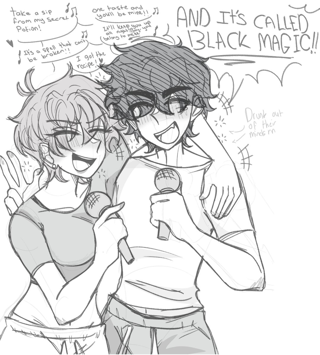 VixnnieOnline's tweet photo. I was listening to Black magic and these two popped up in my head 
So here is some karaoke with Actor Mizi and Ivan 

#ALNST #alnstmizi #alnstivan #fanart #alienstage https://t.co/prp9vKzNNe