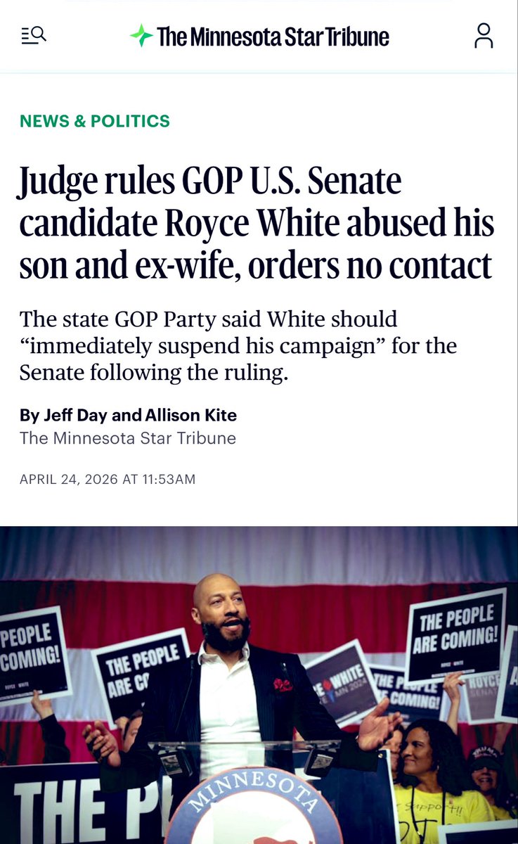 Laurieluvsmolly's tweet photo. @atrupar Fox loves to platform Republicans who abuse women. 

Dude’s getting more attention than he ever has in life because MAGAs live for culture wars. https://t.co/NZvS3gd7AM