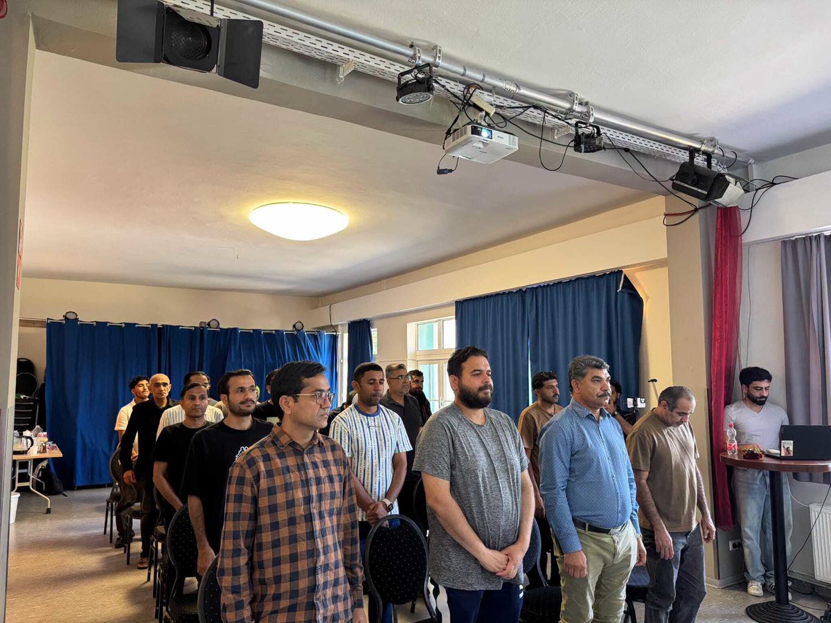 BNMFootages's tweet photo. The Baloch National Movement (BNM) organized a seminar in Berlin to commemorate Baloch Pledge Renewal Day. The seminar brought together members and supporters to discuss Baloch history, the significance of this historic day, and the Baloch people’s aspirations for freedom, dignity, and self determination. The event aimed to raise awareness and promote greater understanding of the Baloch national cause.

#BalochPledgeRenewalDay #BNM #Balochistan #SelfDetermination