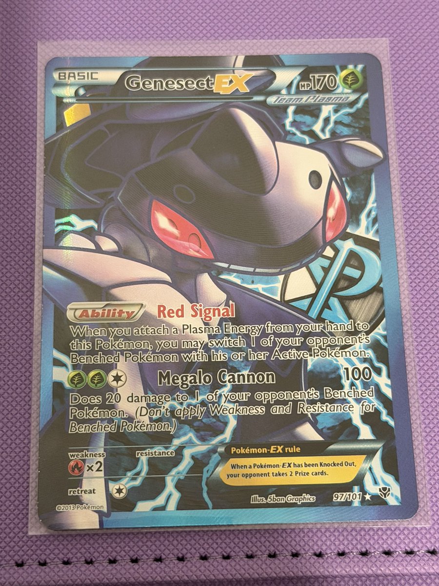 HeracrossB0ss's tweet photo. Recent card pickup. Such a nice looking #Genesect #Pokemon #TCG https://t.co/spMvvUdmCj