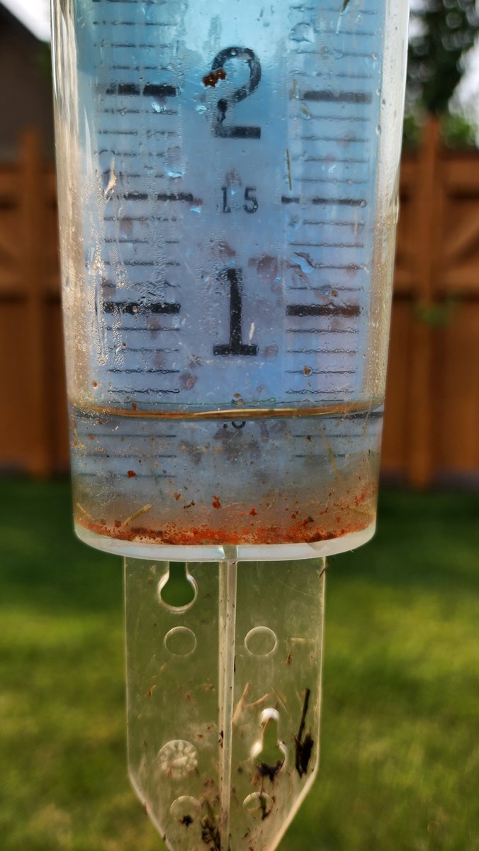 rssmoorthy's tweet photo. @ScanetJanet Yeah but in that small time of craziness a reasonable 10 mm rain (little less than 0.5") which is good . https://t.co/ks9FTHjJje