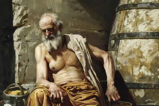 HermannHessed's tweet photo. “In a rich man's house, there is no place to spit but his face.”

— Diogenes https://t.co/fFjXMtFyQA