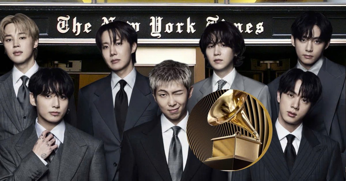 btslink77's tweet photo. "Great music doesn’t need a passport.🤟": BTS Dares to Say “No“ to the GRAMMYs, The New York Times Highlights What Sets Them Apart from Other K-Pop Artists🔥 
— Infor: https://t.co/FpaDnl8IoX https://t.co/ODk7wP9Mo0