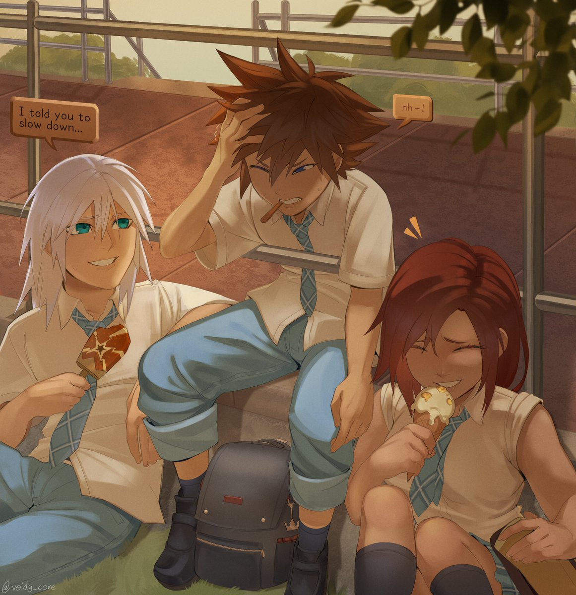 Voidy_Core's tweet photo. He definitely ate it in one go..
#kingdomhearts #art https://t.co/cskVc1D1pI