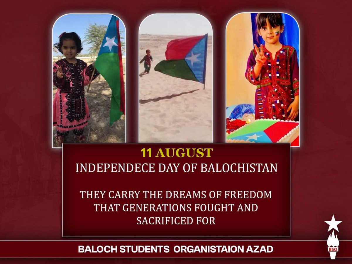 zaheerfl0's tweet photo. They carry the dreams of Freedom that Generation fought and Sacrificed for.

#11AugustBalochistanDay 
#11AugustIndependenceDayofBalochistan https://t.co/hz3gedw0uz