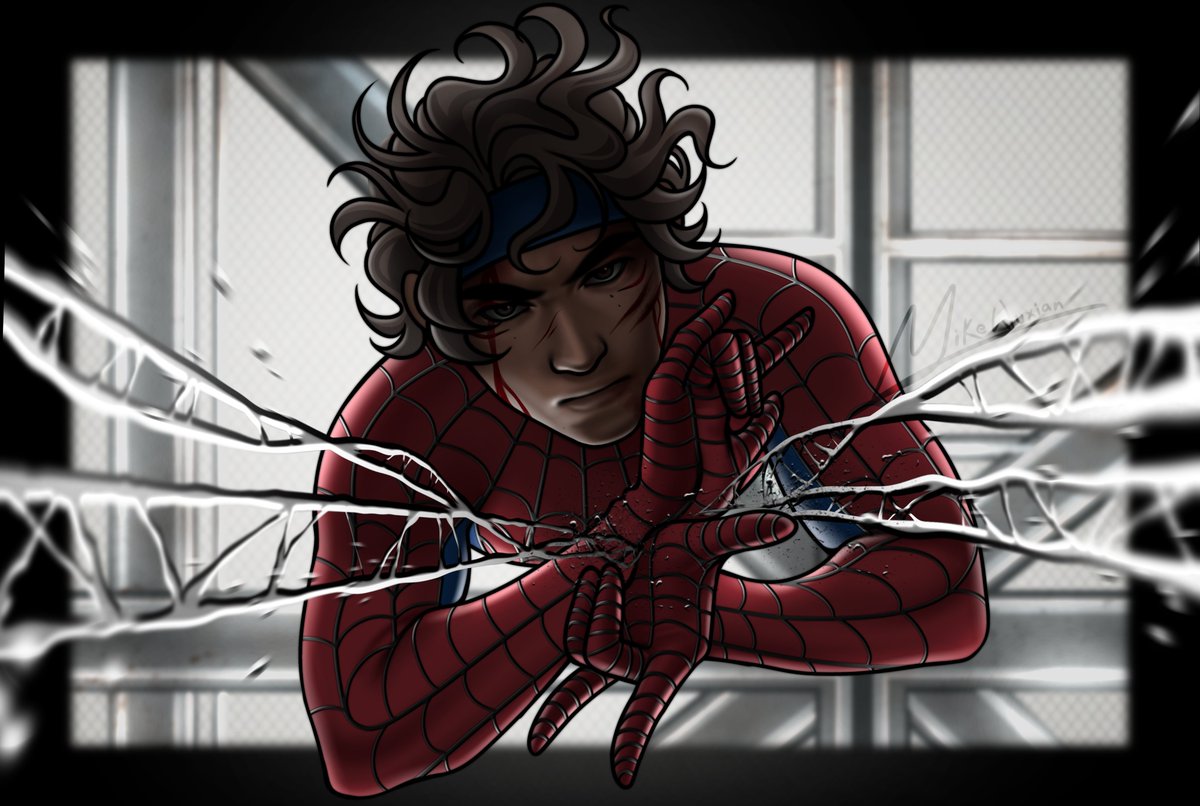 mikewuxian's tweet photo. Essa cena foi lendária🕸️ 

#roierfanart #SpiderManBrandNewDay #spidoier +⬇️ https://t.co/gsnyldw4WF