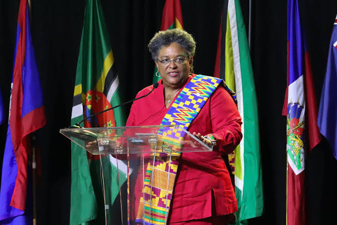caribbeannewsuk's tweet photo. #BARBADOS: Barbados is to establish three postgraduate scholarships focused on Black Studies and reparatory justice as part of the country’s ongoing campaign for reparations for slavery, Prime Minister Mia Amor Mottley announced in her Emancipation Day message. https://t.co/UEusmkoPgy