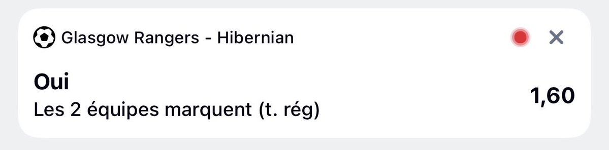 Franklin_prono's tweet photo. 🐢 Bet du 09/08

Bookmaker : Betclic 

🏴󠁧󠁢󠁳󠁣󠁴󠁿 ~ BTTS Rangers - Hibernian 📈 1,60

#TeamParieur https://t.co/KQI0LTfFvO