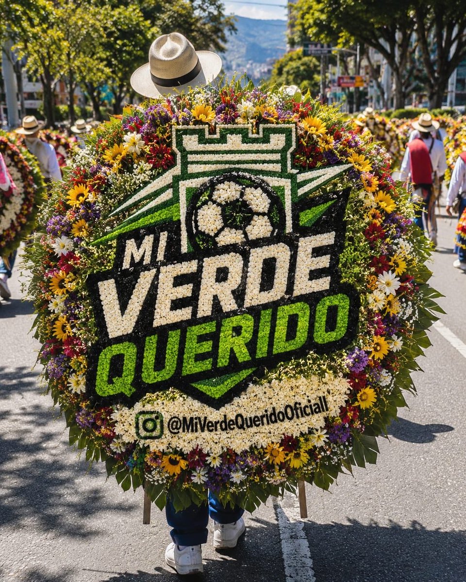 MiVerdeQuerido_'s tweet photo. 🎶 Somos de la ciudad de Feria de Flores... 🎶
🌺🌹🌼🌸🌻💐
🎶 Antioquia y el Verde mis amores... 🎶 @nacionaloficial
#FeriaDeFlores #Silleteros #Medellín #AtléticoNacional #MiVerdeQuerido https://t.co/cag80fkOsE