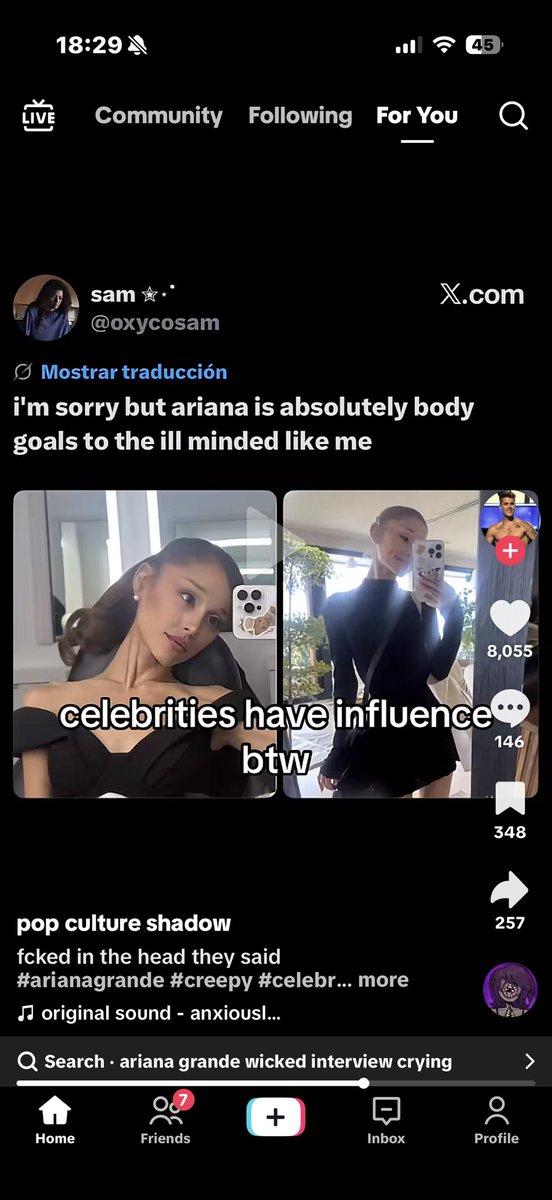 oxycosam's tweet photo. LMAO WHY DID I COME ACROSS MYSELF ON TIKTOK https://t.co/oapGPwnCt6