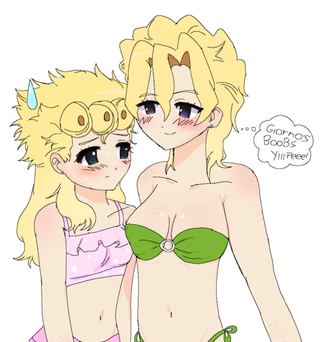staringovazio's tweet photo. (🍓🐞♀️x♀️)Tw ooc + beautiful mentally ill girls in bikinis ithink.... I like the colors in anime, they even look... Hmmm https://t.co/IIXwZTlJO9