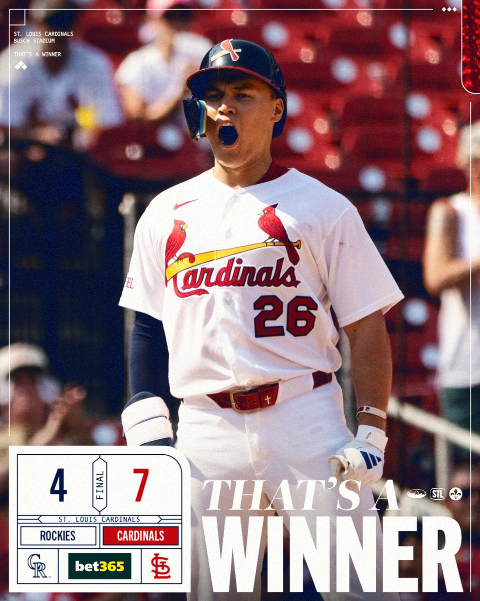 Cardinals's tweet photo. Series W. https://t.co/wAkxwG0S1c