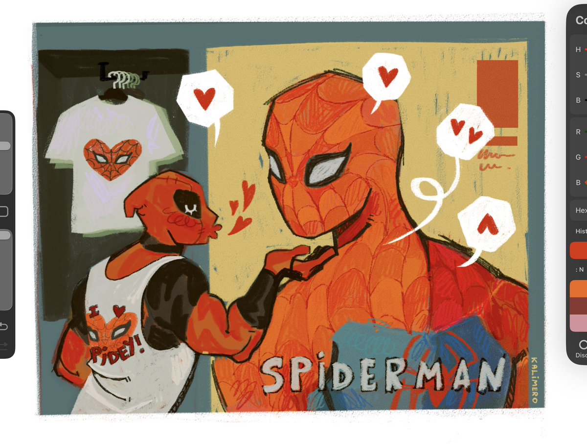 kalimero_jpg's tweet photo. haven’t drawn spiderman in forever #spideypool https://t.co/BiwIcBKNDh