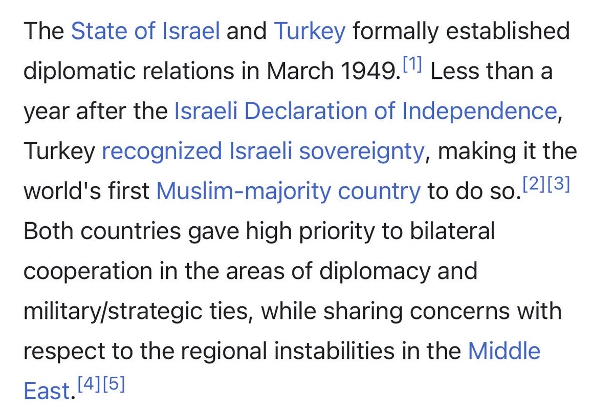 JaafarAlMakhzou's tweet photo. Dishonorable?

You know what’s dishonorable? Your continued trade with the Zionist state of Israel, and how 10,000 Turkish troops are in Israel with 4,000 of them participating in Gazas G-cide.

Also the fact that your country of Turkey was the first Muslim country to recognize the Zionist state, you are the Zionists. 

You people literally help Israel in every way possible. Then you continueously lie about it, your president gives BS Speeches, while behind the table you’re some of the biggest supporters of the Zionists.

Don’t ever point fingers at Iran or anyone else, while you do everything for Zionists.