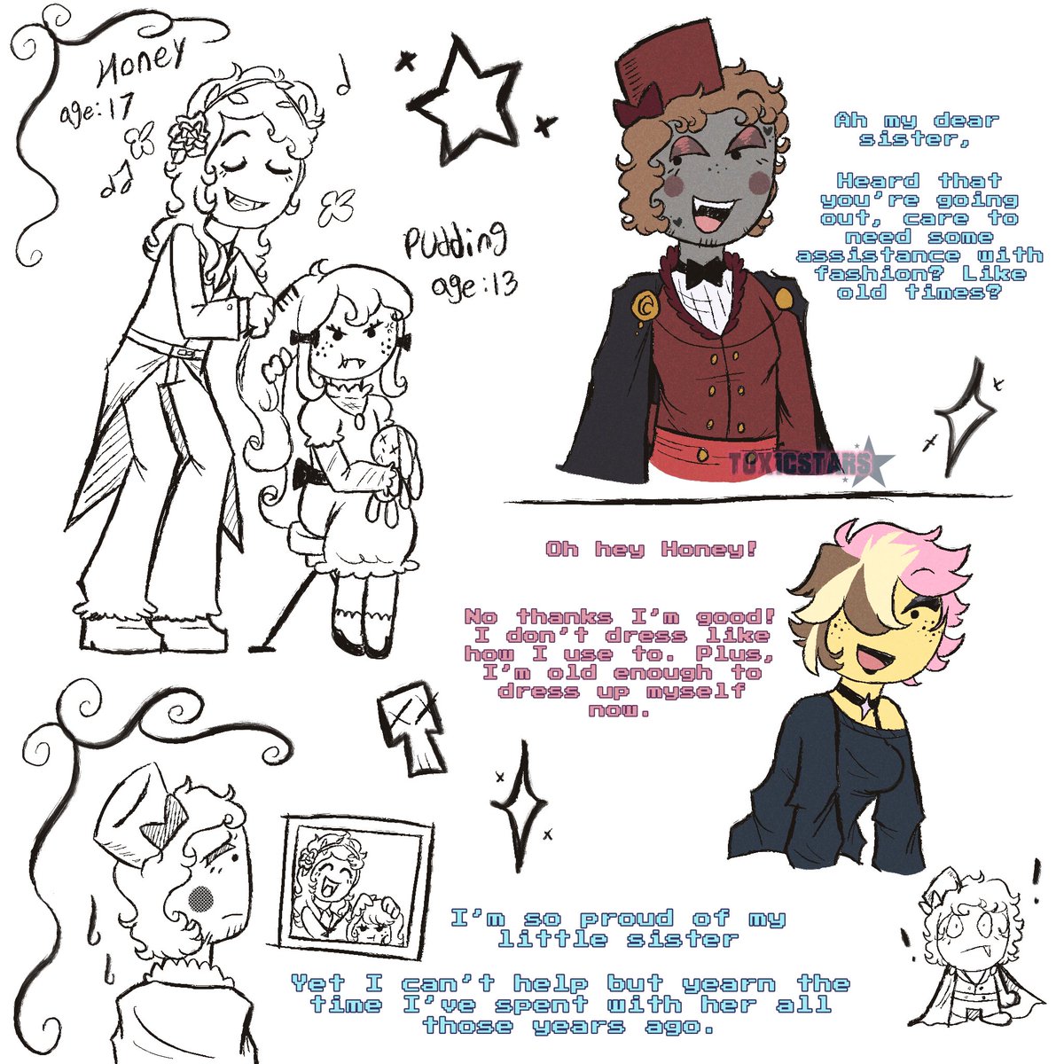 T0x1cStars's tweet photo. Pudding and their older brother, Honey https://t.co/E6iFCFYBe6