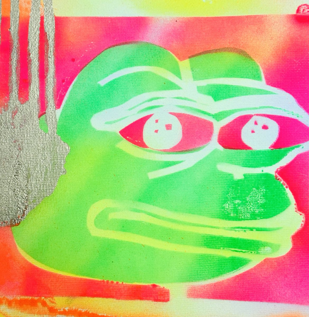 networkeddotart's tweet photo. all the spray paint, all the pepe by @spraypaintpepe https://t.co/M59Mxqw6uI
