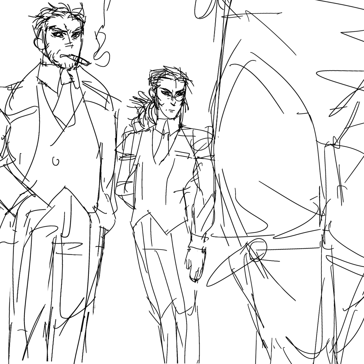 Piysek's tweet photo. #hellsing #alucard #waltercdornez https://t.co/5NYctsaU7j