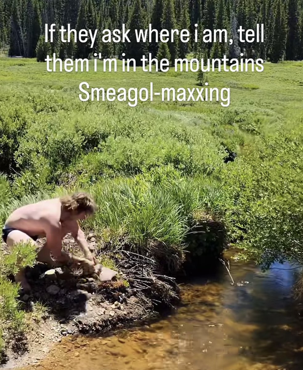 DudespostingWs's tweet photo. Guys are now "Smeagol-maxxing" https://t.co/Y0uBFvSH9y