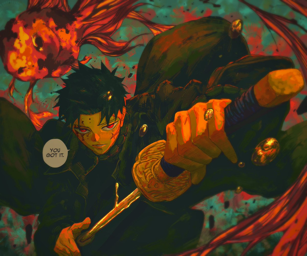 Gri77ithColors's tweet photo. kagurabachi color!!! https://t.co/JcqrC3cmbK