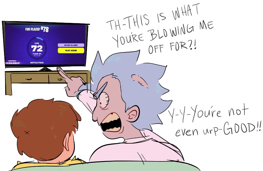 alientrouts's tweet photo. fortnite.. #rickandmorty https://t.co/noVkhxrKJA