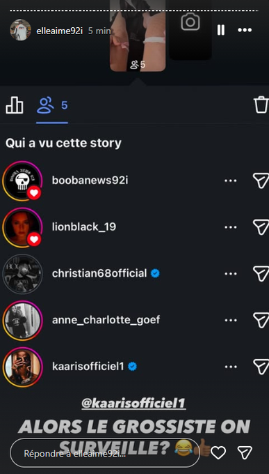 ifp92i's tweet photo. Kaaris espionne Booba sur instagram 😂 https://t.co/Xa2ahXEfbl