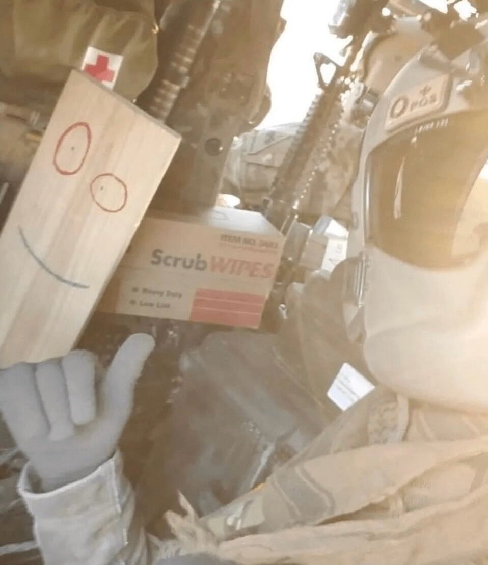 historyinmemes's tweet photo. One of the strangest traditions to emerge from the wars in Iraq and Afghanistan involved something as ordinary as a piece of wood.

Inspired by Plank from Ed, Edd n Eddy, U.S. troops deployed to Iraq and Afghanistan began crafting their own versions from scrap wood found around their bases. They dressed them in miniature military uniforms, complete with rank insignia and helmets, and even included them in official unit photos.

What started as a simple joke eventually spread across deployments. Years later, veterans still share photos of their personal Planks. A cartoon piece of wood had somehow become one of the most recognizable unofficial mascots of the Iraq and Afghanistan wars.
