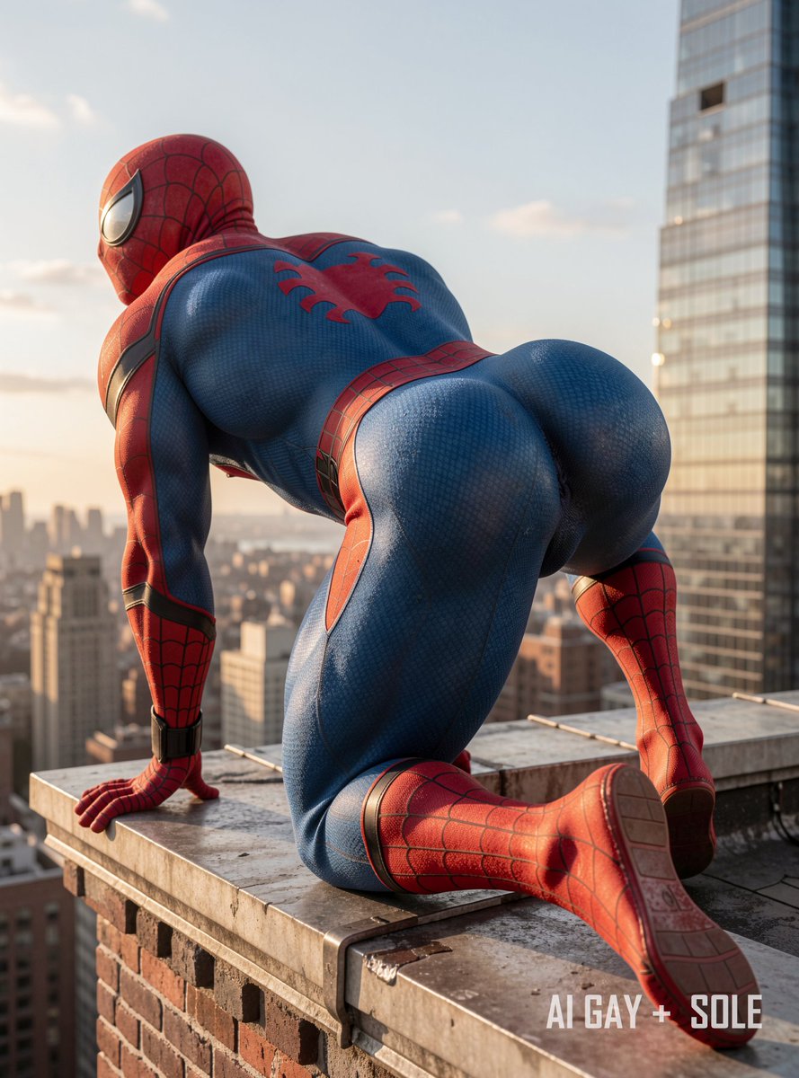 AIGaySole's tweet photo. Spider-Man, I always saw you in a good light 😍🥵 https://t.co/nZVGWRHZ09