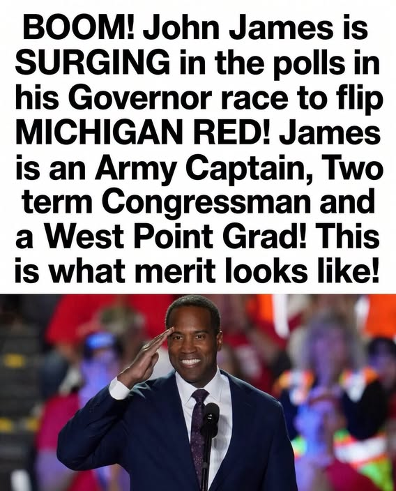 RYboating's tweet photo. I sure hope John James can win! 

I know Michigan will try to rig the election, so all conservatives must get out and vote! 

This is what Michigan needs for a leader! 😉 https://t.co/bshm4Ey1xW