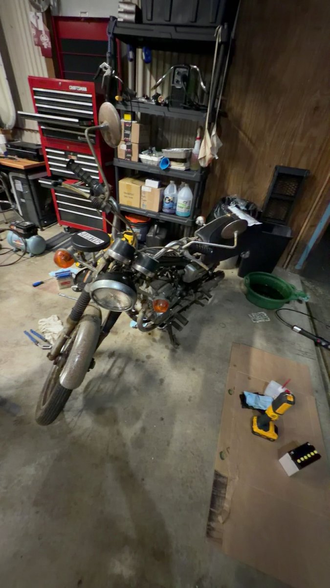 laxboss88's tweet photo. Yesterday was truly a great day. 

fishing, good food, working on an old motorcycle with friends. Can’t complain https://t.co/cqlN7hzcFV