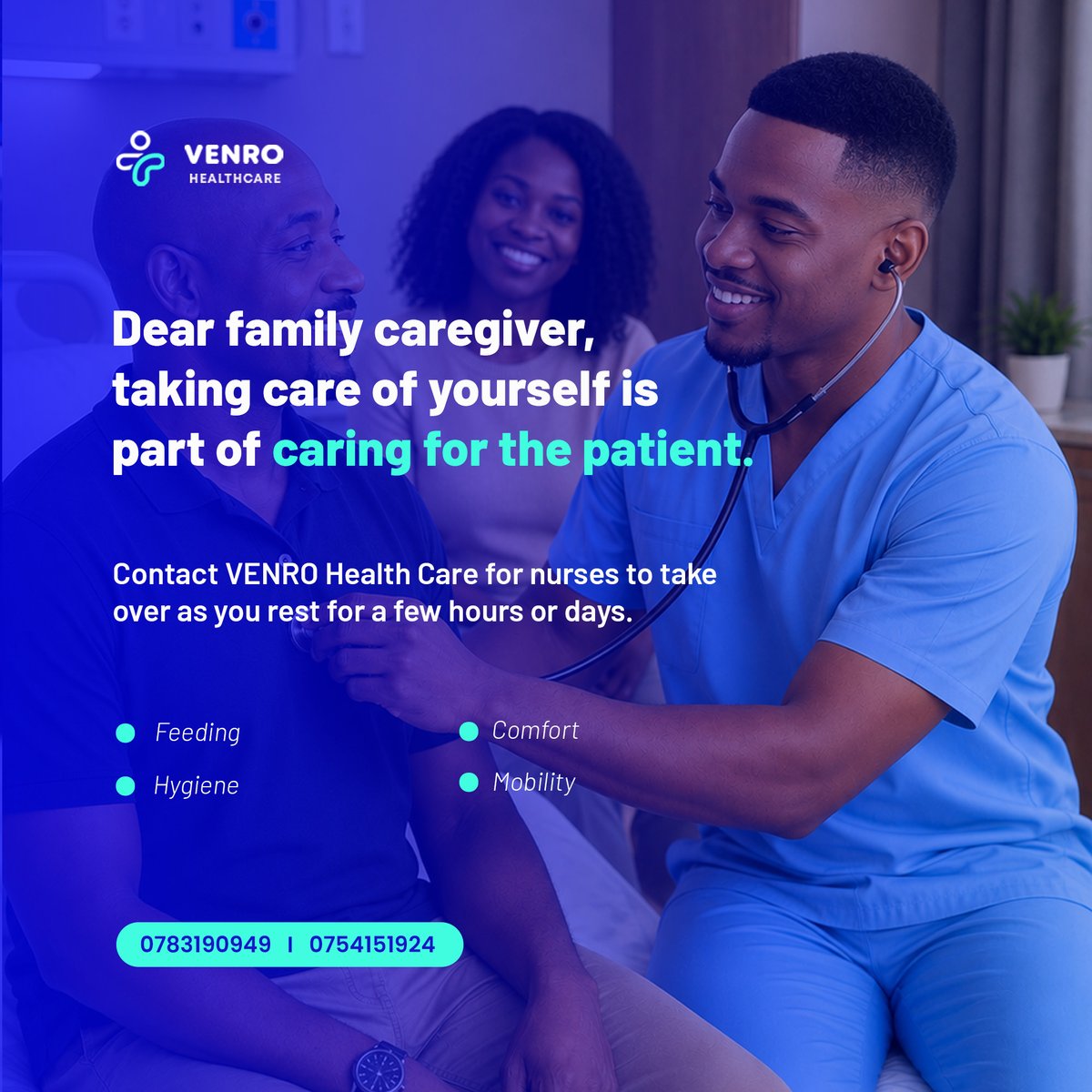 VenroHealthCare's tweet photo. Contact VENRO Health Care for nurses to take over as you rest for a few hours or days. #venrohealthcare #hospitalnursingcare https://t.co/7MDF0Gy9lG