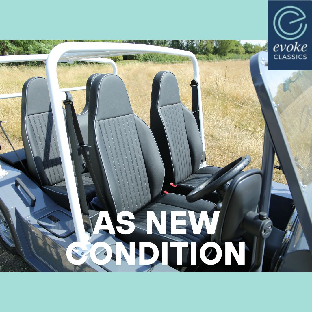 EvokeClassics's tweet photo. LIVE AT AUCTION
2025 MOKE Electric
https://t.co/xh4Ho0Gt1T
First registered on 30th April 2025
Covered only 60 miles from new
Fully electric with up to 75-mile range
As new, without the price
HPI Clear
#EV #ClassicEV #MiniMoke #MokeEV https://t.co/B0YuuitK9l