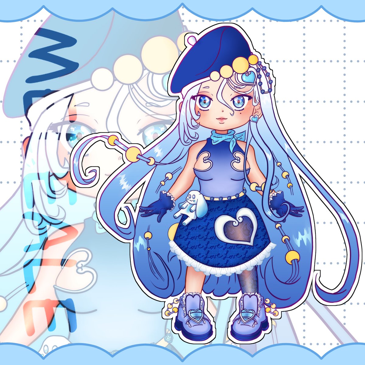 m_eleale's tweet photo. Blue Fantasy Girl Chibi ✦ Adoptable
107€ Commercial merchandising included
#Artmoots #vgen #vgencomm #vgenartist #vgencomms #vgenshop #adoptableopen #adopt #adoptable #vgenadopt #vgenadoptable #chibiadopt #chibiadoptalbe #kawaiiadoptable https://t.co/RCYyoN9PVP