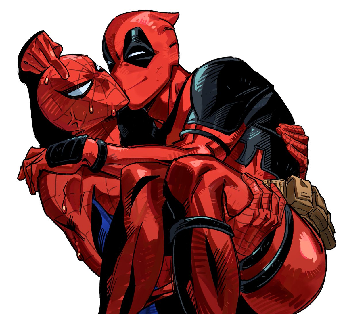 kyonim___'s tweet photo. ❤️❤️
#Deadpool
#SpiderMan https://t.co/FC3NTz57L4