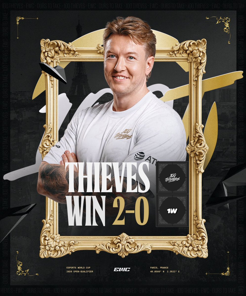 100T_CS's tweet photo. OUT OF THE GULAG!

EWC Qualified 🎯 #100TR #EWC26 https://t.co/3HbUVevQLr