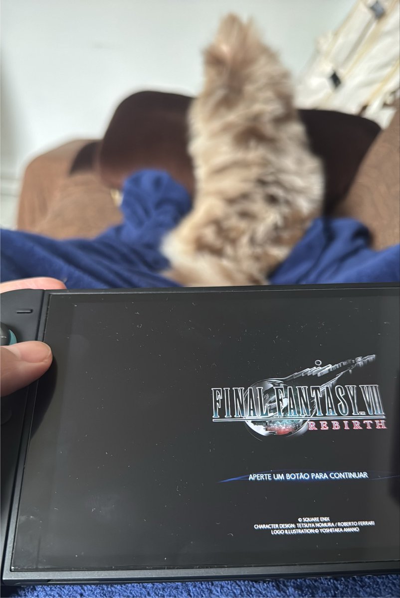 lucaspanicio's tweet photo. Ter um jogo dessa magnitude como o Final Fantasy VII Rebirth rodando na palma da mão é muito absurdo. O Nintendo Switch 2 é muito brabo. https://t.co/RaPgDUgrG8