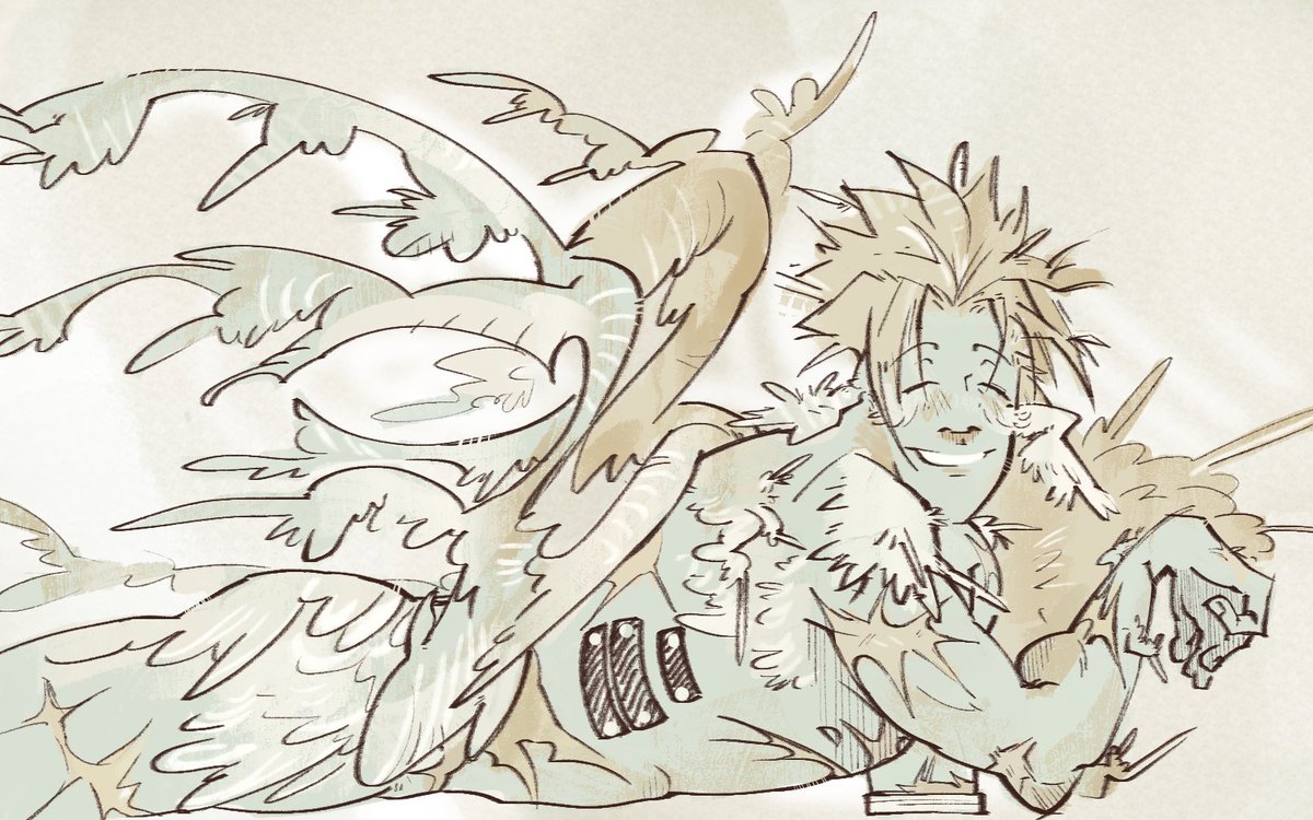 spaltedrat's tweet photo. redraw of an old vash piece #trigun https://t.co/z3FYoSz0hA