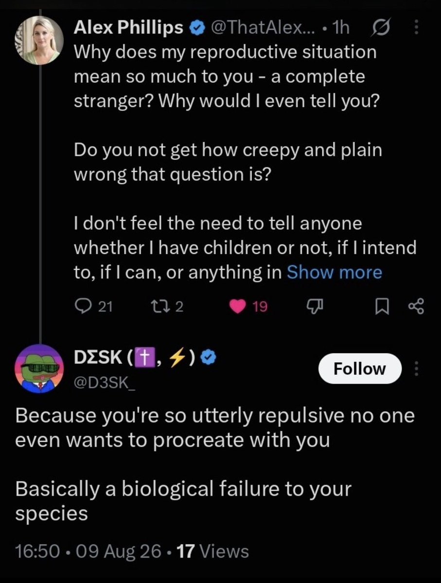 basedandbougie's tweet photo. Can we just chuck @RestoreBritain in the 🗑️Bin now. 

This is the same group of people that say they want to protect English women… 

But say the most low down, nasty, EVIL things when an English woman like @ThatAlexWoman disagrees with them. 

I’ve honestly never seen such ugly, demonic behaviour online since the launch of that party.

Their only achievement so far is dividing the once unified right. 

Throw the whole party in the Trash, it’s not like they are going anywhere.