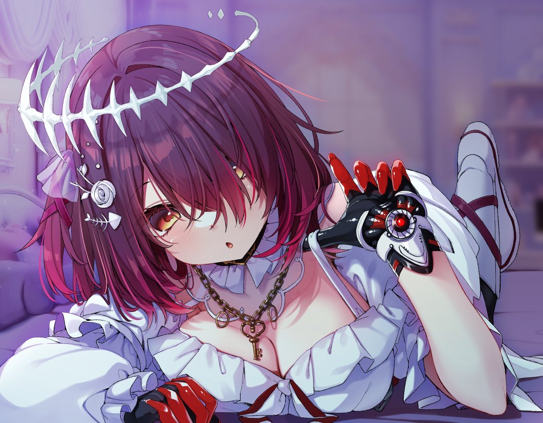 dodomayo's tweet photo. ロボ子さんのブランシュドール衣装お絵描きしたんでペタリ
差分は目、眉、口をそれぞれ別で描いたからもっと大量にあるんだけど全部貼るのはさすがに迷惑か…？ってことで気に入ってるやつをぺたり

ツリーに背景効果無しver置いておきます。
あと表情が少し違います。 

#ロボ子Art https://t.co/5lt3vBsuIG
