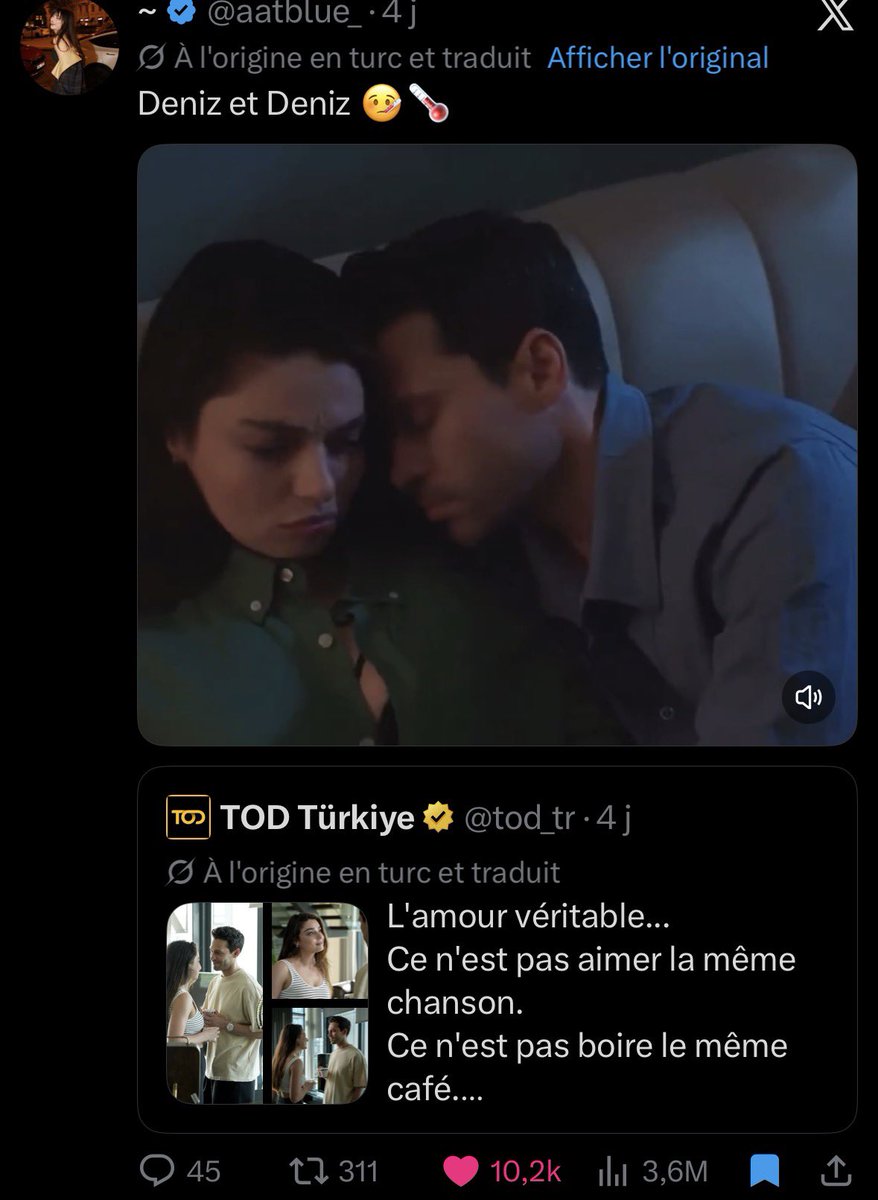 Kemindagwifey's tweet photo. This video with #VicDen has reached 3 million views. Honestly, the chemistry between Ekin and Ayça deserves to be studied. They look amazing in every universe. We need a fourth project. It’s not a want; it’s a need.
#MuhtemelAşk #vicdansız #AyçaAyşinTuran #EkinKoç https://t.co/2fcUMQJayL
