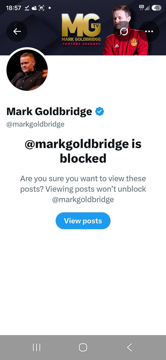mickmcr's tweet photo. #BlockMarkGoldbridge https://t.co/uJ5ZlS40xU