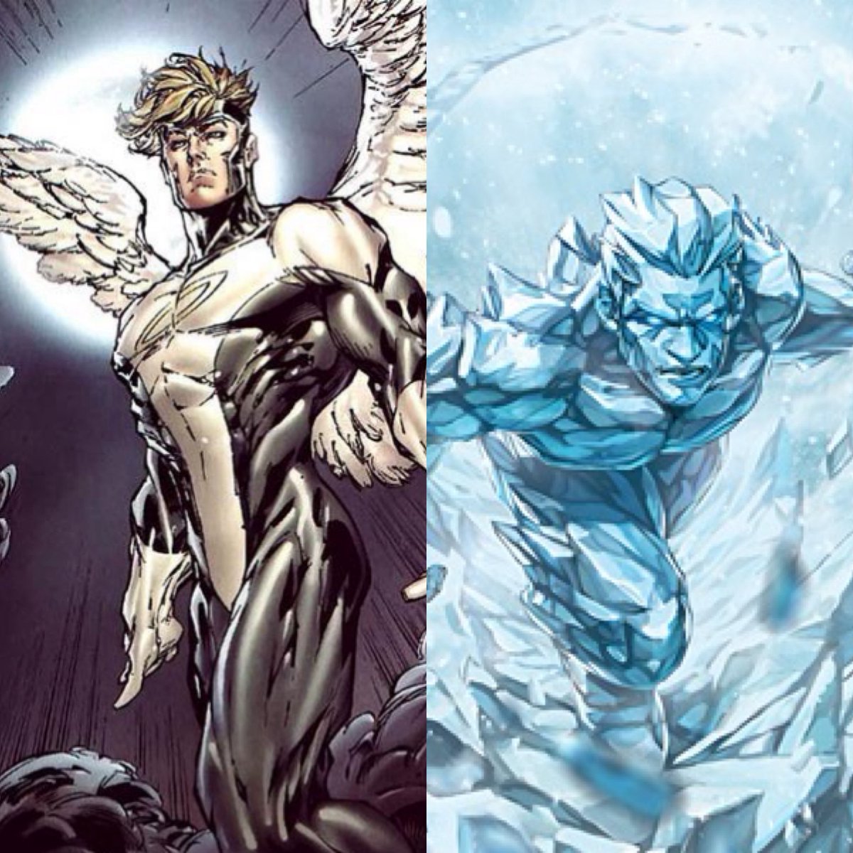 marvelousgeek__'s tweet photo. Warren Worthington III (Angel) and Bobby Drake (Iceman) will reportedly be featured in Marvel Studios ‘X-MEN’ reboot film. 

(via: @JamesMackwl) https://t.co/xWcDwt5wRD