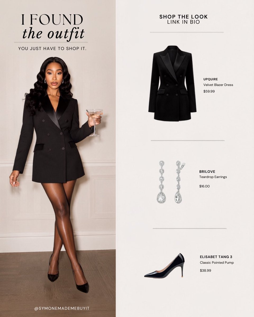 OnlyOneSymone's tweet photo. Save this look for your next girls night out, date night or birthday dinner look. 🖤 
Shop this look: https://t.co/lIEyCtojXr
#symonemademebuyit #amazonstyles #outfitinspo https://t.co/qDQuFvUR4j