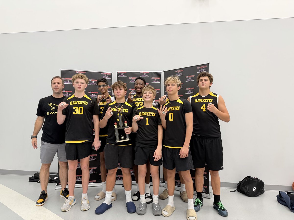 WestbrookGrandy's tweet photo. One more tourney before school starts. Got the ring. 🏆 https://t.co/JGzgRFRUnB