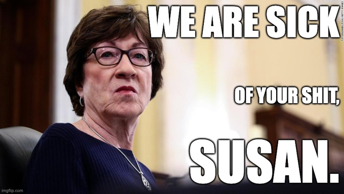 namwella1961's tweet photo. New Republic: In recent weeks, Elon Musk has said that he’s going back to being a GOP bankroller, to the tune of $120 million. And the first beneficiary of his dirty money is slated to be Susan Collins. She should suffer for it.

Yes, please!💙
#VoteOutRepublicans #VoteBlue2026 https://t.co/EmVN6WVmHC