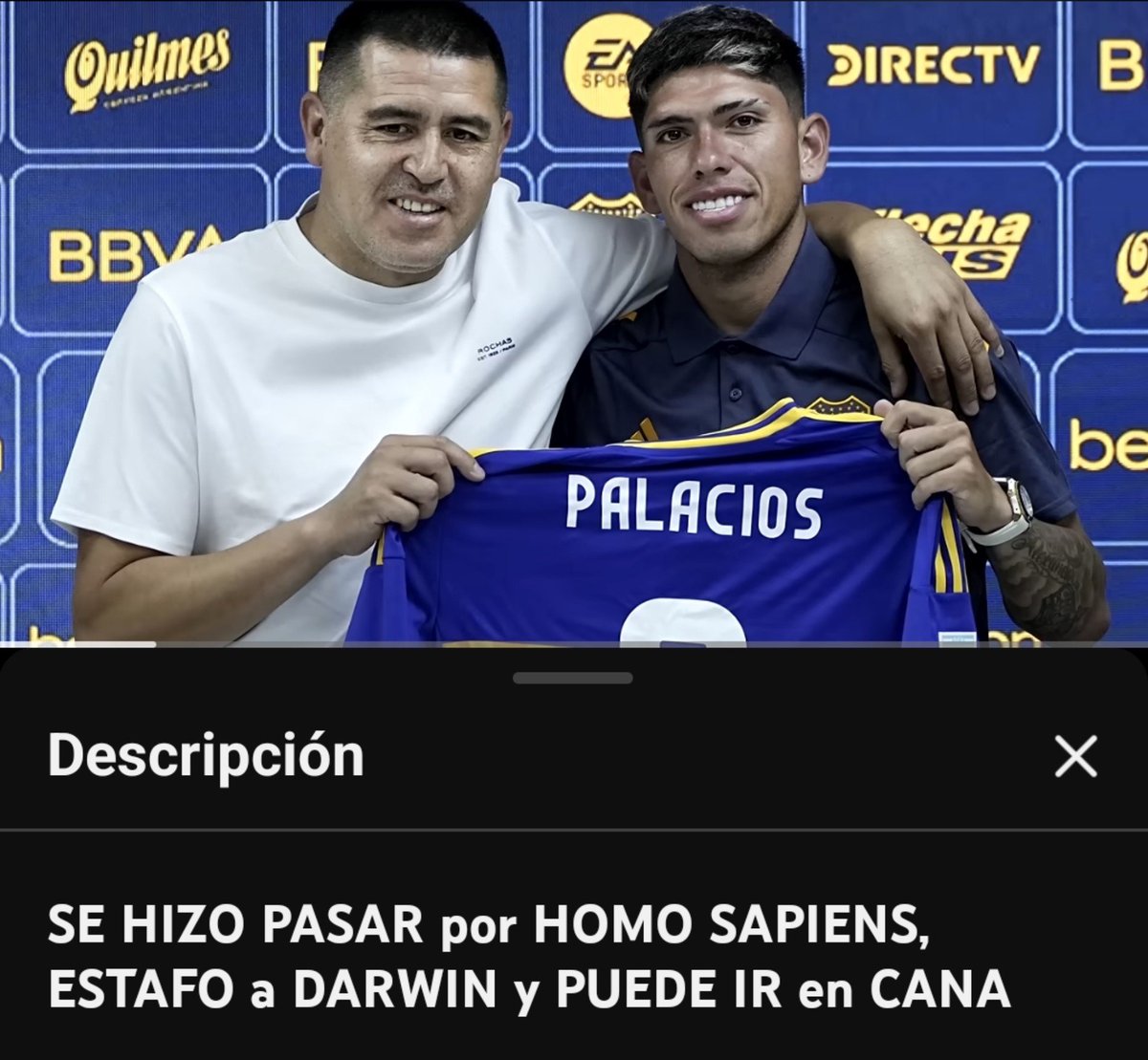 AbranCancha8's tweet photo. Mientras tanto los argentinos sobre Carlos Palacios https://t.co/P59Ue1mPXd