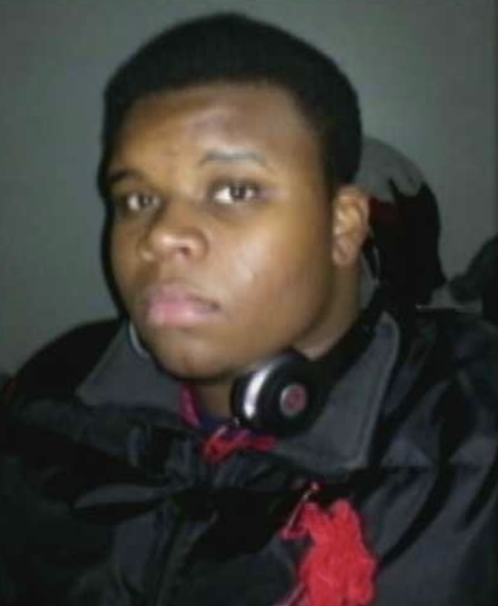 FoxyMarxist's tweet photo. Old photos of Michael Brown, who was killed on this day  by a kkkop in Ferguson in 2014. https://t.co/7YQQwH8gPm