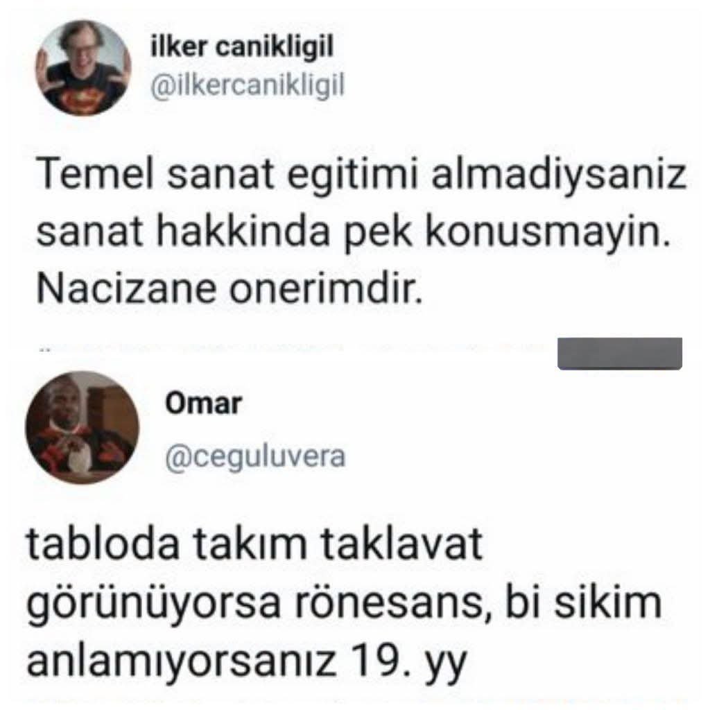 HaberArasiTv's tweet photo. bence artık #ahkam devri bitti!
yalnız, #insan yine de #hayat'ta bir geçmişinin olduğunu ifade etmek yani #deneyim ve #bilgi sahibi olduğunu göstermek adı altında ortaya bir şeyler sıçmak istiyor. 🤣👍 https://t.co/V9bkdxpTSb